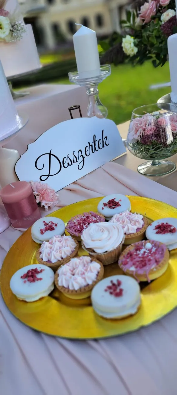 Desszertek tábla