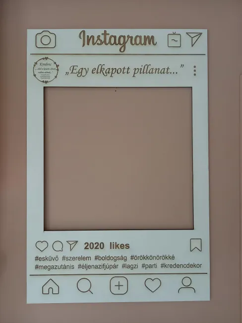 INSTA keret - Kredenc